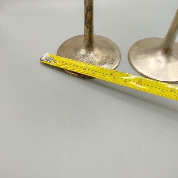 2 - Lenox Silver Plate Silver Hearts Wedding Flutes - Picture 5 of 5